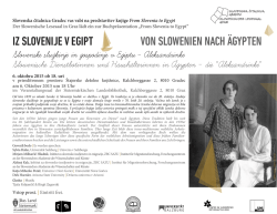 iz slovenije v egipt von slowenien nach &auml;gypten