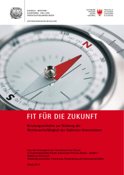 Folder der Beratungsinitiative zum - Handels-, Industrie