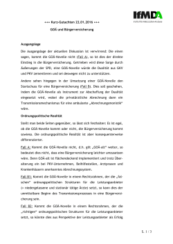 GO&Auml; und B&uuml;rgerversicherung - Institut f&uuml;r Mikrodaten