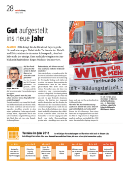 Gut aufgestellt ins neue Jahr 28