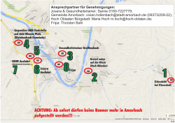 ACHTUNG: Ab sofort dürfen keine Banner mehr in Amorbach
