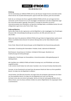 handbuch - HEROLD ETRON onR