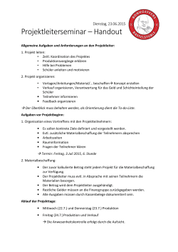 Projektleiter