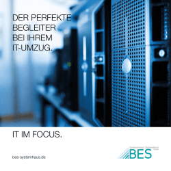 IT Umzug Der perfekte Begleiter bei Ihrem IT Umzug.
