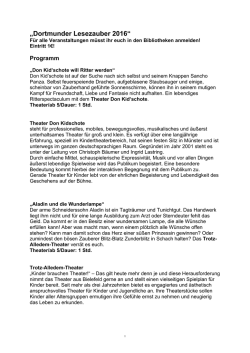 Dortmunder Lesezauber 2016