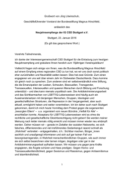 Gru&szlig;wort von J&ouml;rg Litwinschuh, Gesch&auml;ftsf&uuml;hrender