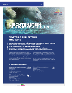 Liechtenstein Schwimmschulen