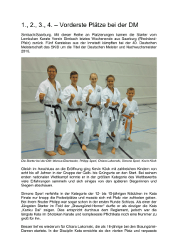 DM - Lembukan Karate Dojo Simbach