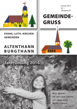 gemeinde- gruss - evangelisch-lutherischen Kirchengemeinde