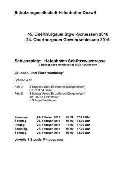 Gruss und Willkomm - Sch&uuml;tzengesellschaft Hefenhofen