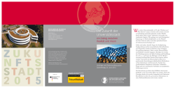 Die Zukunft der Universit&auml;tsstadt