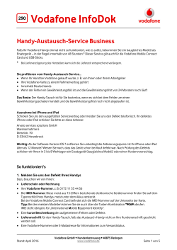 InfoDok 290: Handy-Austausch-Service Business
