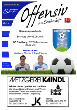 Heft 1 - Sportfreunde Friedberg