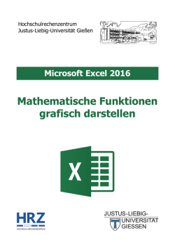 Mathematische Funktionen grafisch darstellen in Excel 2016