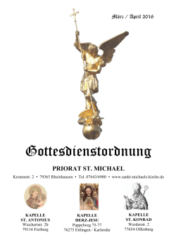 Gottesdienstordnung