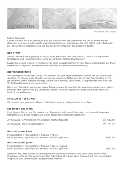 hochzeiten - bilderwerk