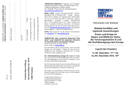 FES-Seminar - Tolerantes Brandenburg