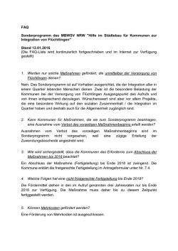 Hilfe im St&auml;dtebau f&uuml;r Kommunen zur Integration