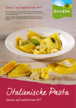 Italienische Pasta - Service-Bund