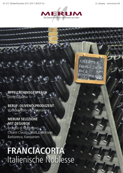 FRANCIACORTA Italienische Noblesse