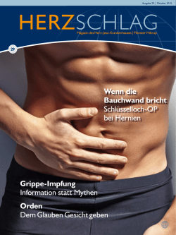Grippe-Impfung Information statt Mythen Orden