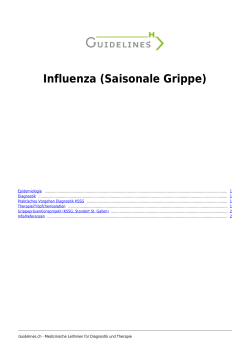 Influenza (Saisonale Grippe)