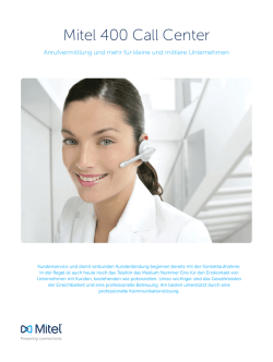 Mitel 400 Call Center
