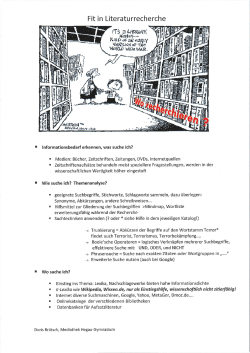 Literaturrecherche