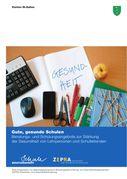 Gute, gesunde Schulen