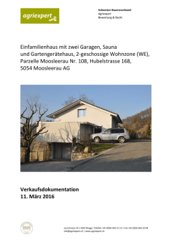 Einfamilienhaus mit zwei Garagen, Sauna und