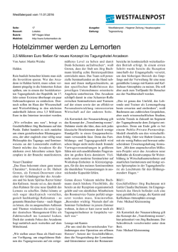 Hotelzimmer werden zu Lernorten