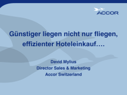 Hoteleinkauf - Finass (CH)