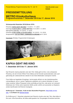 Programm METRO Kinokulturhaus Dez `15/Jan `