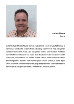 Jochen Pielage | Avid Jochen Pielage ist Gesch&auml;ftsf&uuml;hrer bei