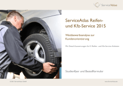 ServiceAtlas Reifen- und Kfz-Service 2015