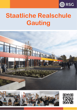 Imagebrosch&uuml;re - Staatliche Realschule Gauting