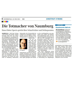 Die Totmacher von Naumburg