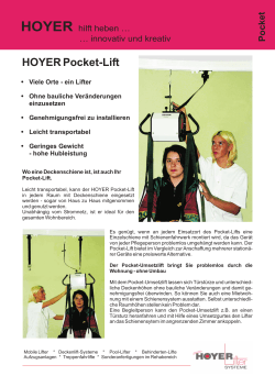 HOYER Pocket-Lift