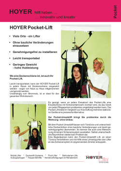 HOYER Pocket-Lift