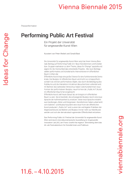 Performing Public Art Festival