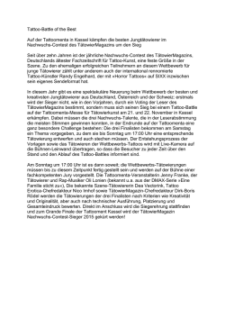 Infos hier - Kassel - Tattoo Show Kassel