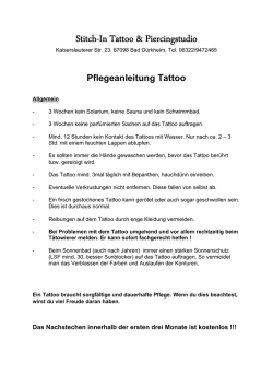 Stitch-In Tattoo & Piercingstudio