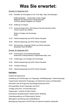 Programm - Aviator.at