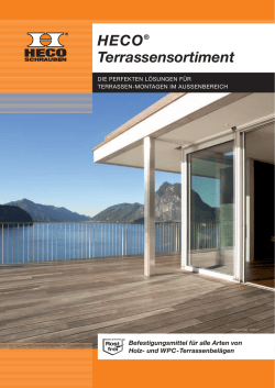 HECO&reg; Terrassensortiment