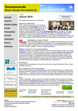 Januar 2016 - Sonnenwende eG
