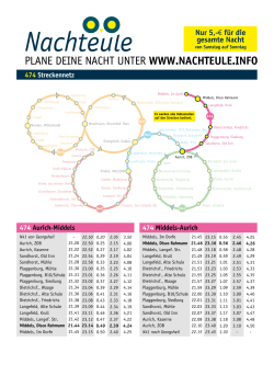 474 Aurich – Middels Fahrplan