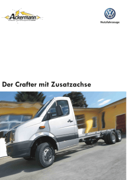 Der Crafter mit Zusatzachse