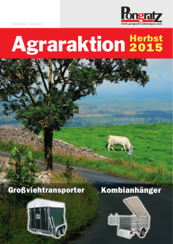 Pongratz Agraraktion Herbst 2015