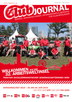 Programm Arbeitsweltinsel 2015