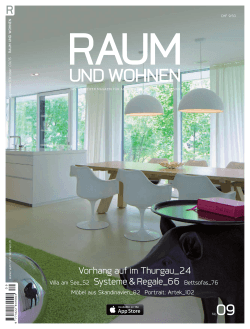 Raum und Wohnen (Ausgabe Oktober 2015)